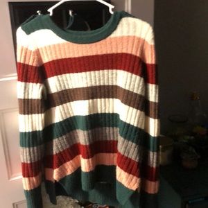 green, grey,pink, white, red sweater old navy